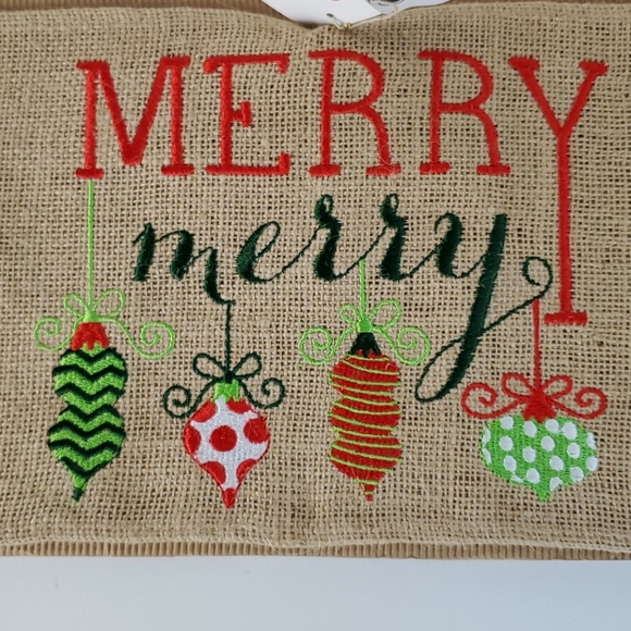 Mud Pie Christmas Pillow Wrap 15" x 15" - Picture 5 of 11